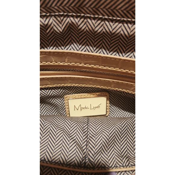 Moda Luxe Tessa Hand Bag, Tan - Picture 3 of 7